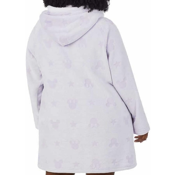 Walt Disney Womens Minnie Mouse Fleece Lounge Hoodie XXL plus Size Oversized - Picture 5 of 5